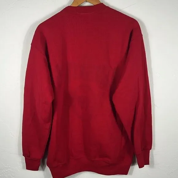 🔥🏈 “NWT” Vintage WASHINGTON REDSKINS Nutmeg RARE Crewneck Sweatshirt - Sz Lg‎
